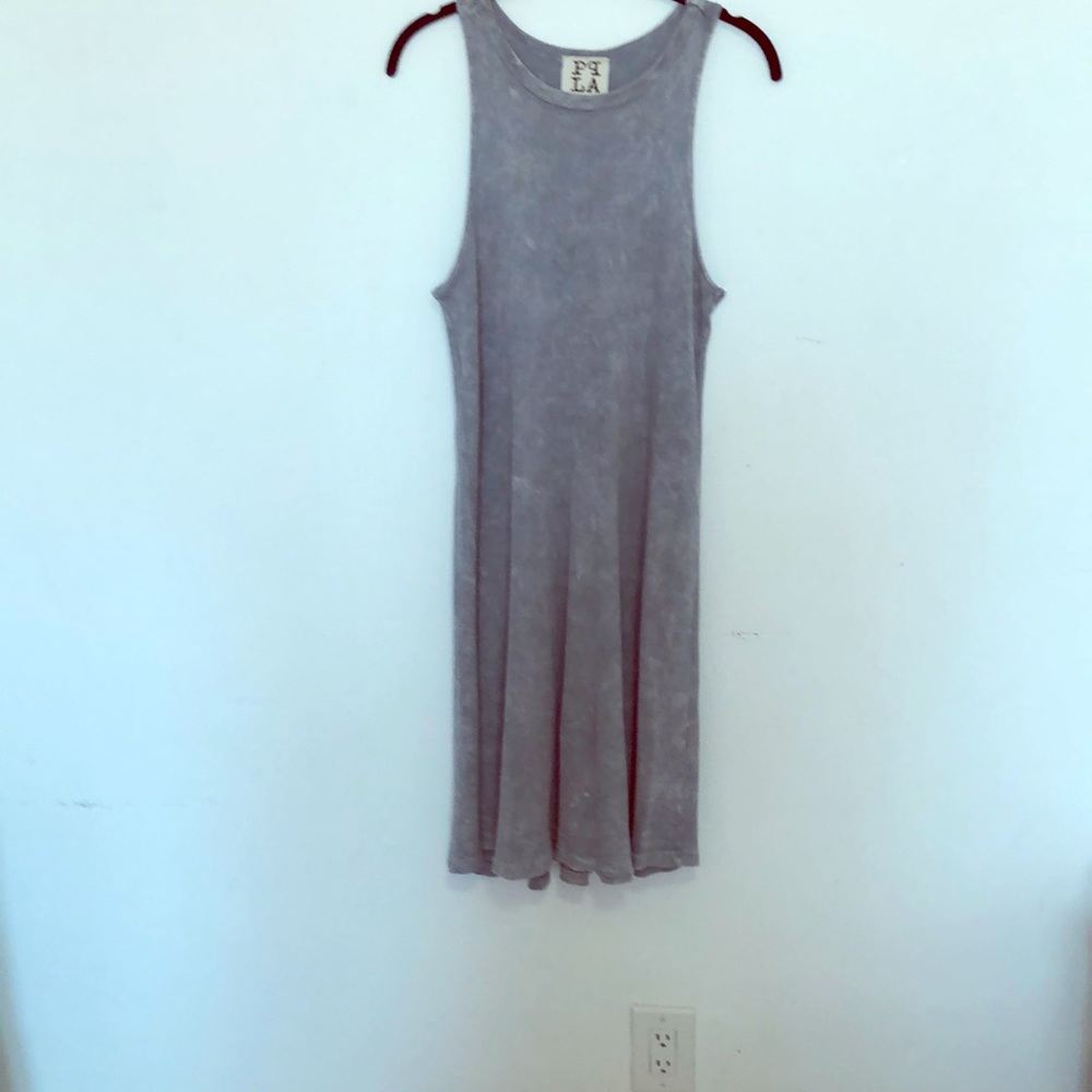 P P L A T-Dress,ribbed,light denim color
